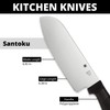 Spyderco Santoku Kitchen Knife with 6.8" MBS-26 Stainless Steel Blade