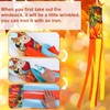 NOVWANG 2 Pcs Fall Windsocks, Scarecrows Pumpkins Wind Socks Autumn