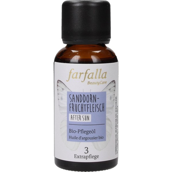 farfalla Organic Sea Buckthorn Pulp Oil, 30 ml