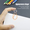 100Pcs Metal Paperclips Cute Chicken Leg Shape Electroplating Rustproof Portable