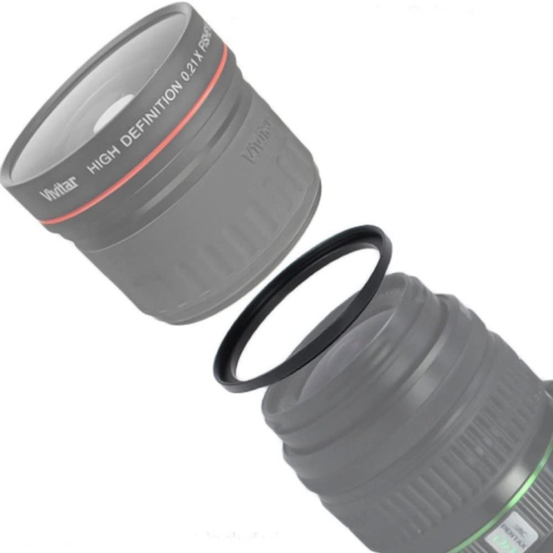 NinoLite 43mm to 37mm Step Down Ring for Camera Lens