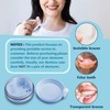 Denture Case with Brush & Portable Toothbrush Box, 100% No-Leak