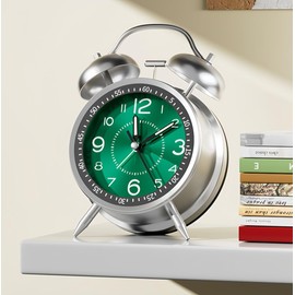 YYDS Alarm Clock, Buzzy Alarm Clock, Loud Alarm, Loud Bell, Absolute Wake Up Clock, Analog, Loud Alarm, Noise, Noisy, Absolutely Wake Up Alarm Clock, Vibration, Children's Fashionable, Cute, Desk