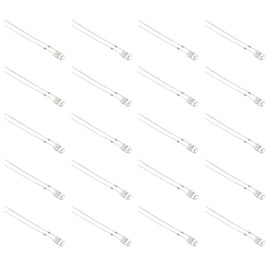 AllGIFT Receiver Diode 20pcs Energy Saving 3mm Light Sensitive Sensors Low Heat Dissipation Flat Head Photodiodes Science Projects