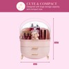 Paris Hilton Makeup Storage Organizer with Lid, Cosmetics and Skincare