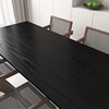 Livelynine 36 X 197 Inch Large Black Wood Contact Paper