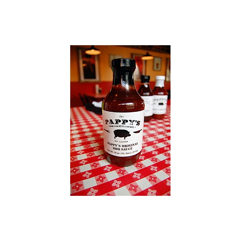 Pappy's Smokehouse Original BBQ Sauce, 19 Ounce, Memphis Style Barbecue