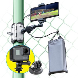 M-ROMLOO Fence Mount. The Ultimate Gamechanger Streaming Kit for Baseball, Softball, and Tennis