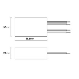 12V Class 2 60W No-Load Electronic Transformer for LED Bulbs, Incandescent, Halogen