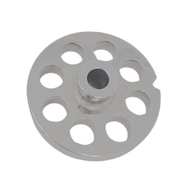 #12 Meat Grinder Plates with Hubs - Cozzini Cutlery Imports - Choose Your Size (1/2 in. - 12mm - Sausage Grind)