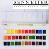 Sennelier Plastic Watercolour Paint Box - 36 Colours + 1