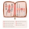 7Pcs Manicure Set, Pedicure Sets, Nail Clipper Sets，Stainless Steel Professional