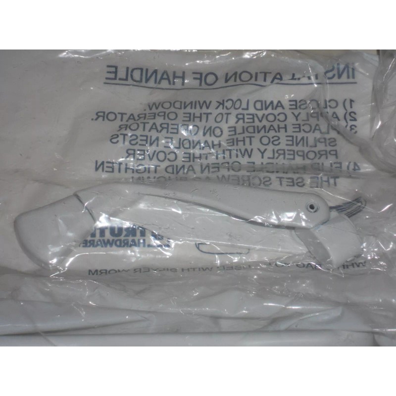 Truth Hardware #93198 Cover & Handle Replacement ~ White, Left