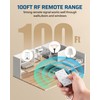 DEWNEWILS Remote Control Outlet with Timer, Indoor Remote Timer Outlet,