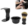 3pcs Shaving Brush Set Beard Shaving Brush Bowl Safety Shaving