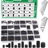 Aienxn 775PCS Metric +SAE Set Screw Assortment Kit Hex Socket
