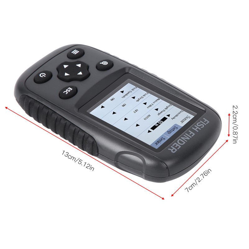 Plastic Charging Lattice Fish Finder Lightweight High Definition Screen Sensor