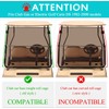 10L0L Clear Golf Cart Windshield for Club Car DS 1982-2000