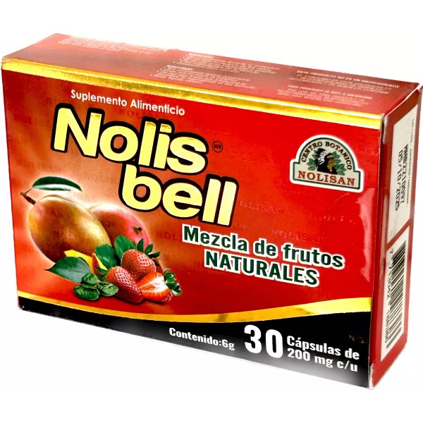 Nolisan Mango Nolis Bell 30 Caps 2 Pack Colesterol Trigliceridos