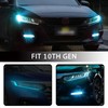 TOMALL 2 Pair Headlight Fog Light Vinyl Films Smoke Tint