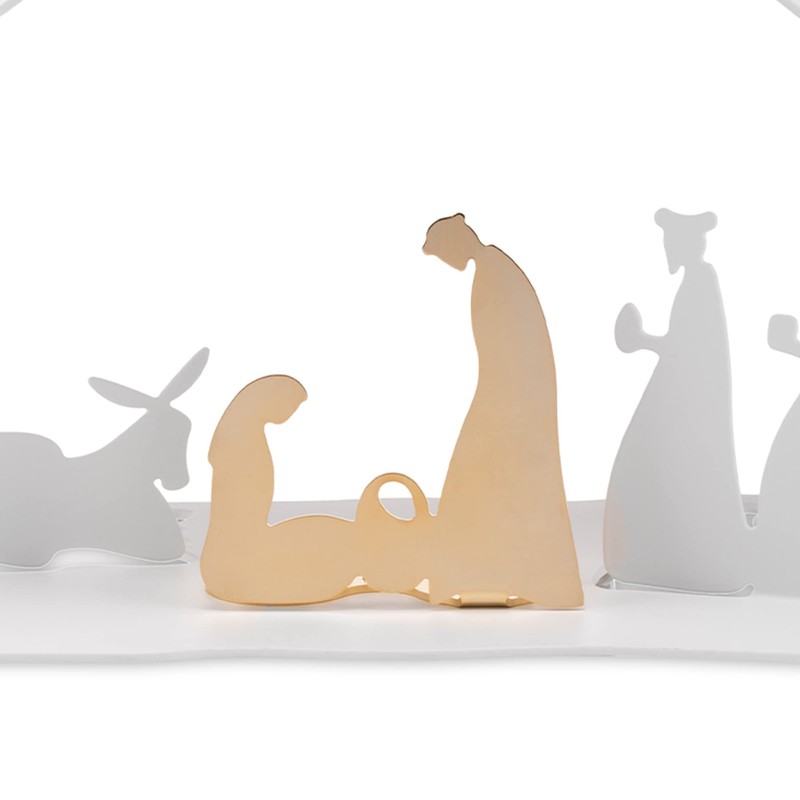 Alessi Bark Crib BM09 W Design Christmas Crib Reproduction with