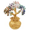 Nupuyai 7 Chakra Stones Crystal Tree Feng Shui Gemstone Tree