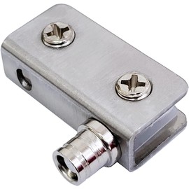 5 Pairs Stainless Steel Glass Door Pivot Hinge for Free Swinging Glass Doors Fit for 0.2"-0.315" (5-8mm)