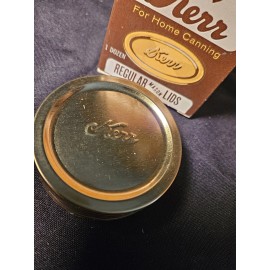 BALL Vintage Kerr Regular Mason Jar Lids 1 Dozen (12) NOS