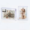 Acrylic Photo Frame - Double Sided Picture Frame with Magnetic,