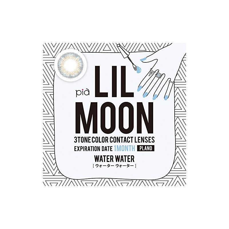 リルムーン ワンマンス (LILMOON 1MONTH) LILMOON 1MONTH ウォーターウォーター (度なし) 0.00 ウォーターウォーター