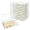 10-Pack Clear Flat Breast Milk Freezer Storage Organizer - 7.4"x5.1"