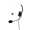 Call Center Headset Mono Noise Cancelling Dual 3.5mm Plug Computer
