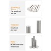 binifiMux 6pcs M8 x 160mm - 1.25mm Pitch Hex Socket