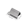 PATIKIL 0.6" x 0.4" Binder Clips, 50 Pcs Reusable Metal