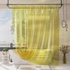 AmazerBath Yellow Shower Curtain Liner Heavy Duty, 100% EVA Clear