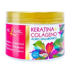 Tratamiento Capilar De Colágeno Y Queratina Nekane - 280 Ml, Tratamiento Eficaz Para Cabello Seco Y Maltratado, Productos Capilares De Primera Calidad