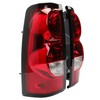 HECASA Tail Lights Pair Compatible with 2003-2006 Chevy Silverado 1500