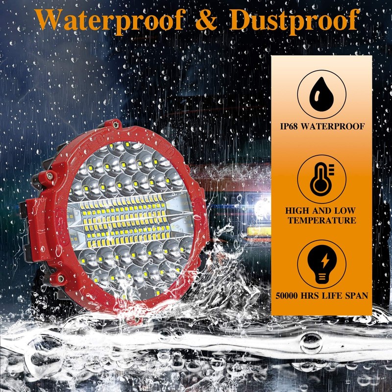 2 Pcs 201W Led Light, 7 Inch Led Light Bar