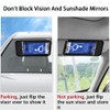 lofrcin Handicap Placard Holder for Auto, 1 PCS Black Visor