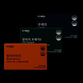 Clarion overtime work focus item 3-piece set (multivitamin + RTZ Omega 3 + lutein) / 클라리온 야근러 집중템 3종 세트 (멀티비타민+알티지오메가3+루테인)