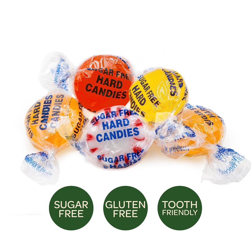 Sugar-Free Hard Candy Assortment - 1 Pound Pack (About 80
