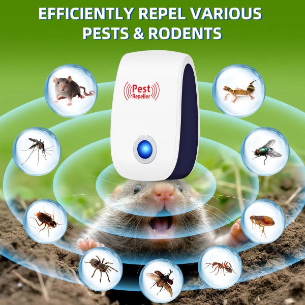 No Brand Equipped With Ultrasonic Insect Repellent Ultrasonic Pest Repeller