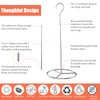 6 Pieces Stainless Steel Vertical Skewer Set, (2x15''Skewers,2x9‘’Spikes& 2x6.25‘’Bases), Multifuntion