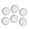 ABOOFAN 6pcs Stainless Steel Jar Sprout Lids Mesh Screen for