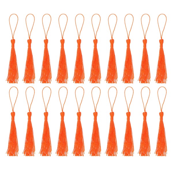 HARFINGTON Bookmark Tassels - 20Pcs 13cm/5" Silky Soft Mini Tassel