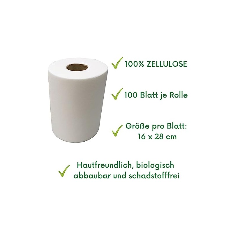 avo+cado Classic Nappy Fleece for Cloth Nappies - 2 Rolls