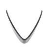 carpart2021 Carbon Fiber ABS Front V Shape Grille Trim Fit