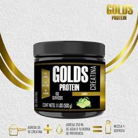 Creatina Monohidratada Suplemento Polvo 500g Golds Protein