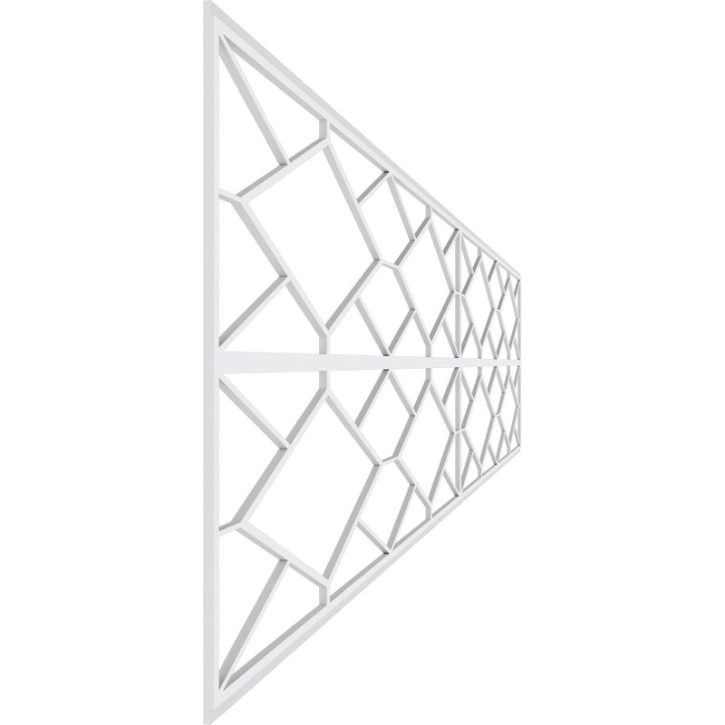 Ekena Millwork WPKP12X01X47HSN Wainscot Paneling, White