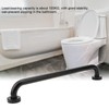 Black Space Aluminum Anti‑Skid Bathtub Handle Handrail Safety Grab Bar